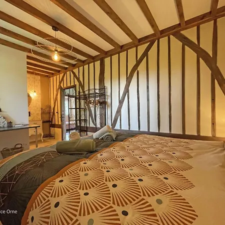 Летний дом Maison En Pierre Avec Jardin Normand, Wifi Inclus - Fr-1-497-208