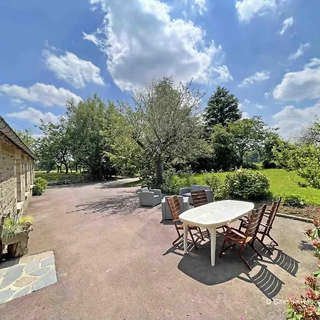 Maison En Pierre Avec Jardin Normand, Wifi Inclus - Fr-1-497-208